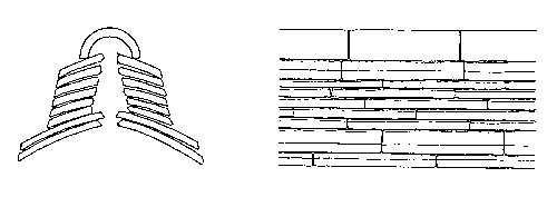 熨斗棟の模式図