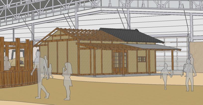 納屋風建物の再現3.24
