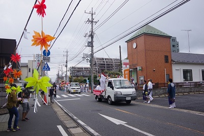 八幡地区房総往還の現在の写真