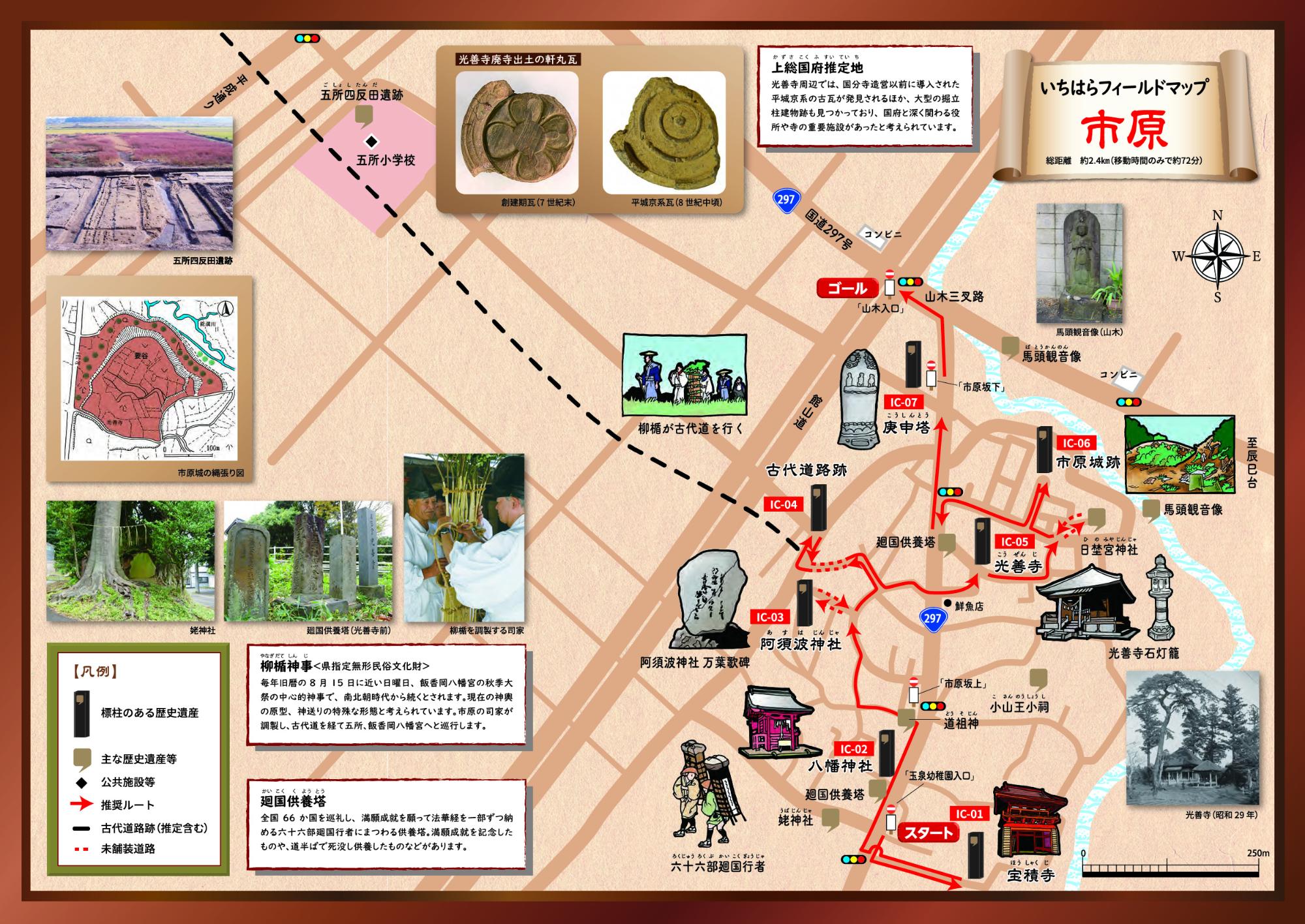 市原地区フィールドマップ