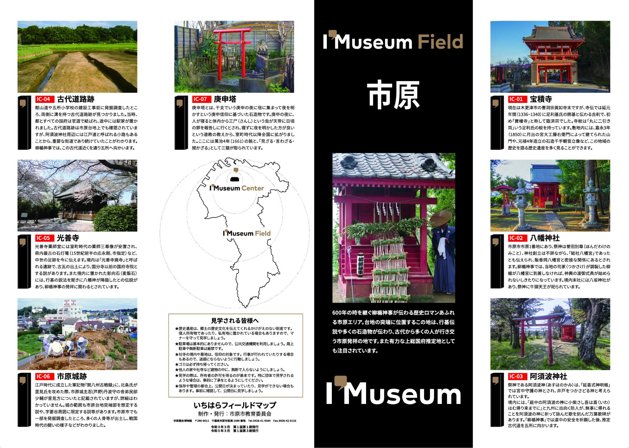 市原地区フィールドマップ