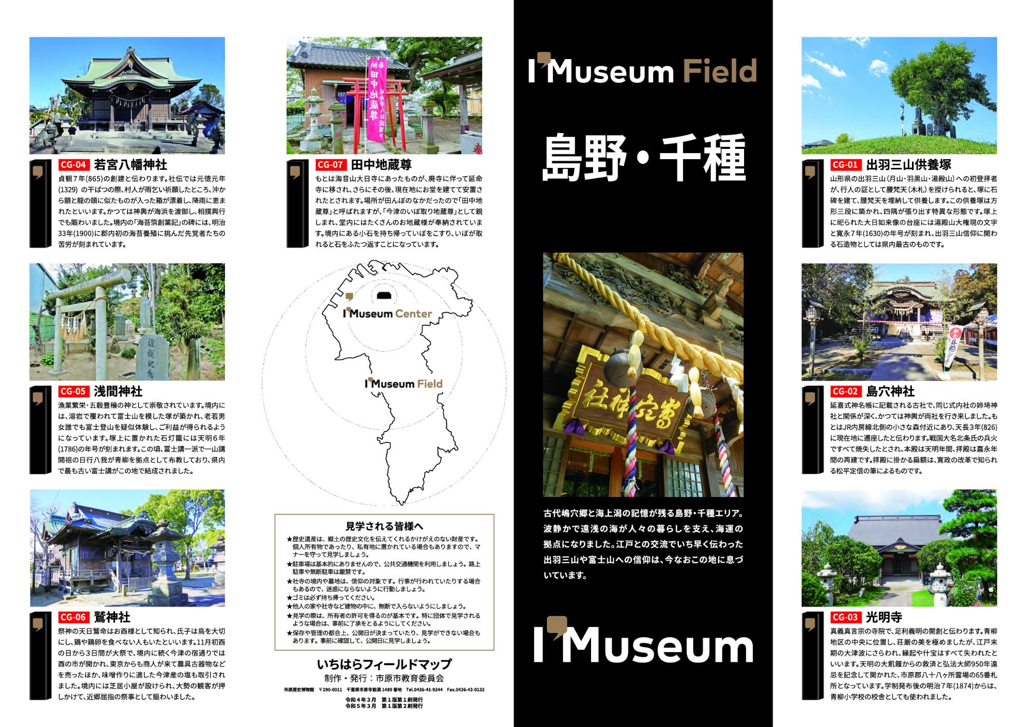 島野・千種フィールドマップ