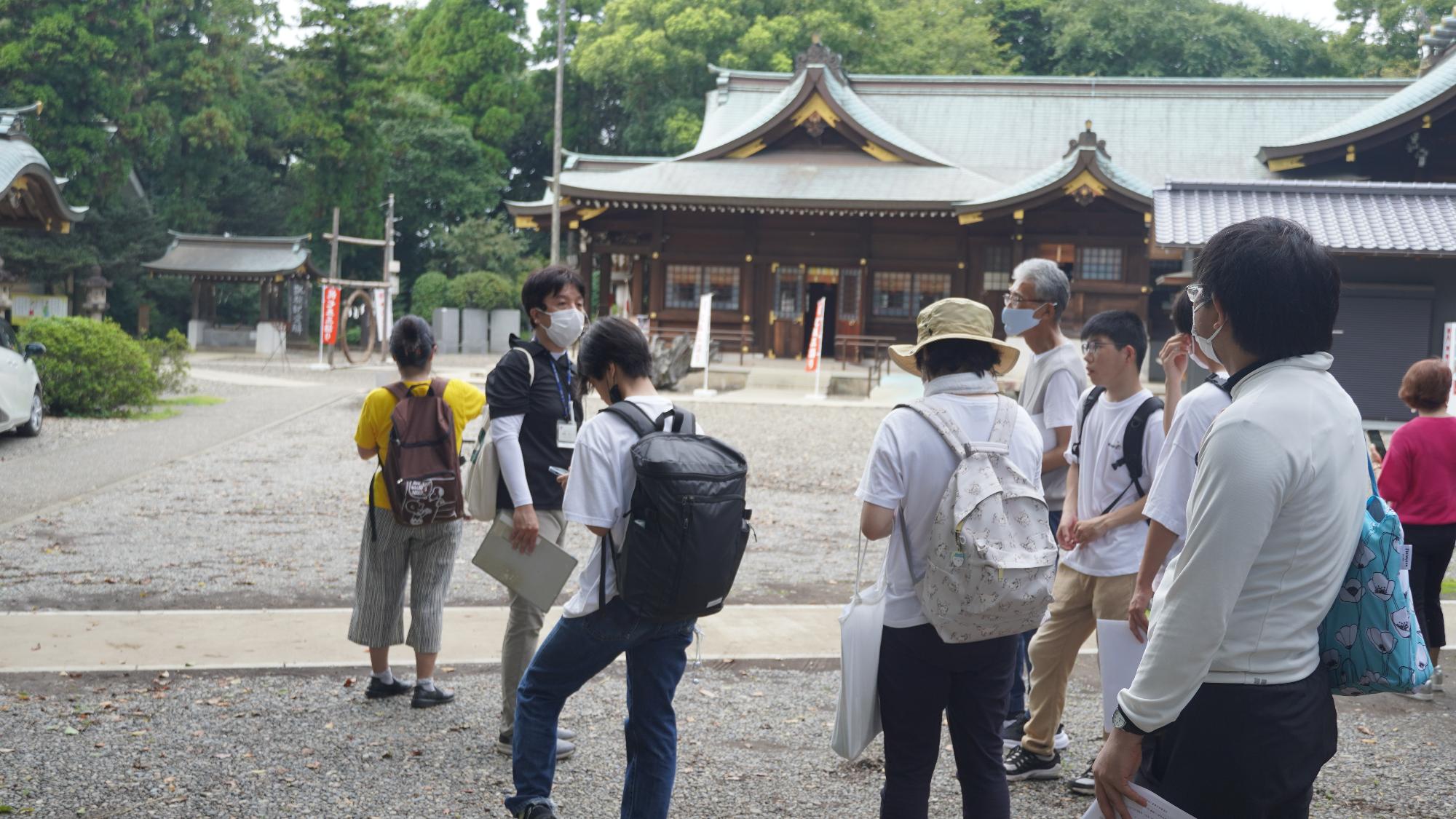 姉埼神社にて