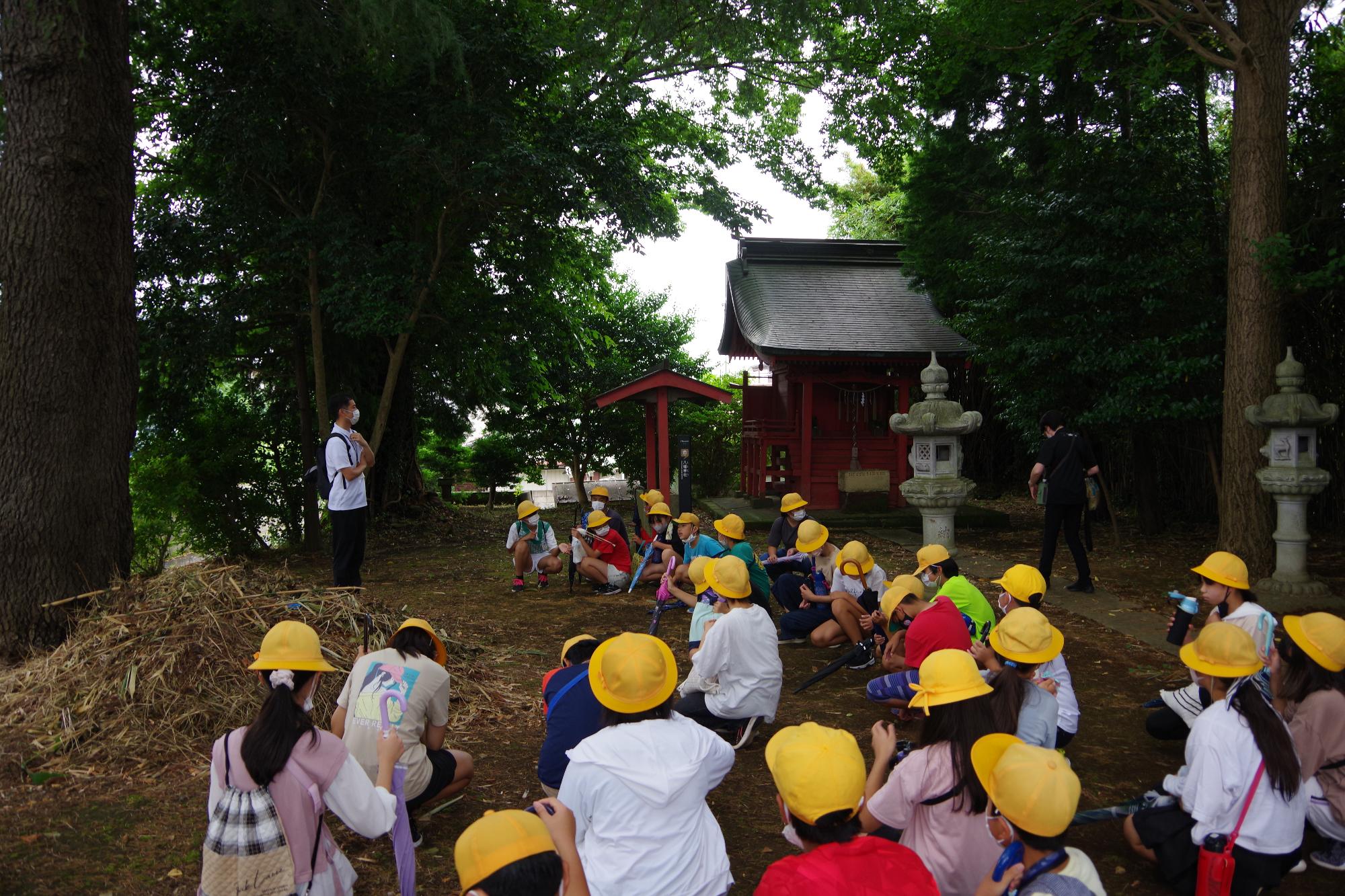 市原八幡神社の見学