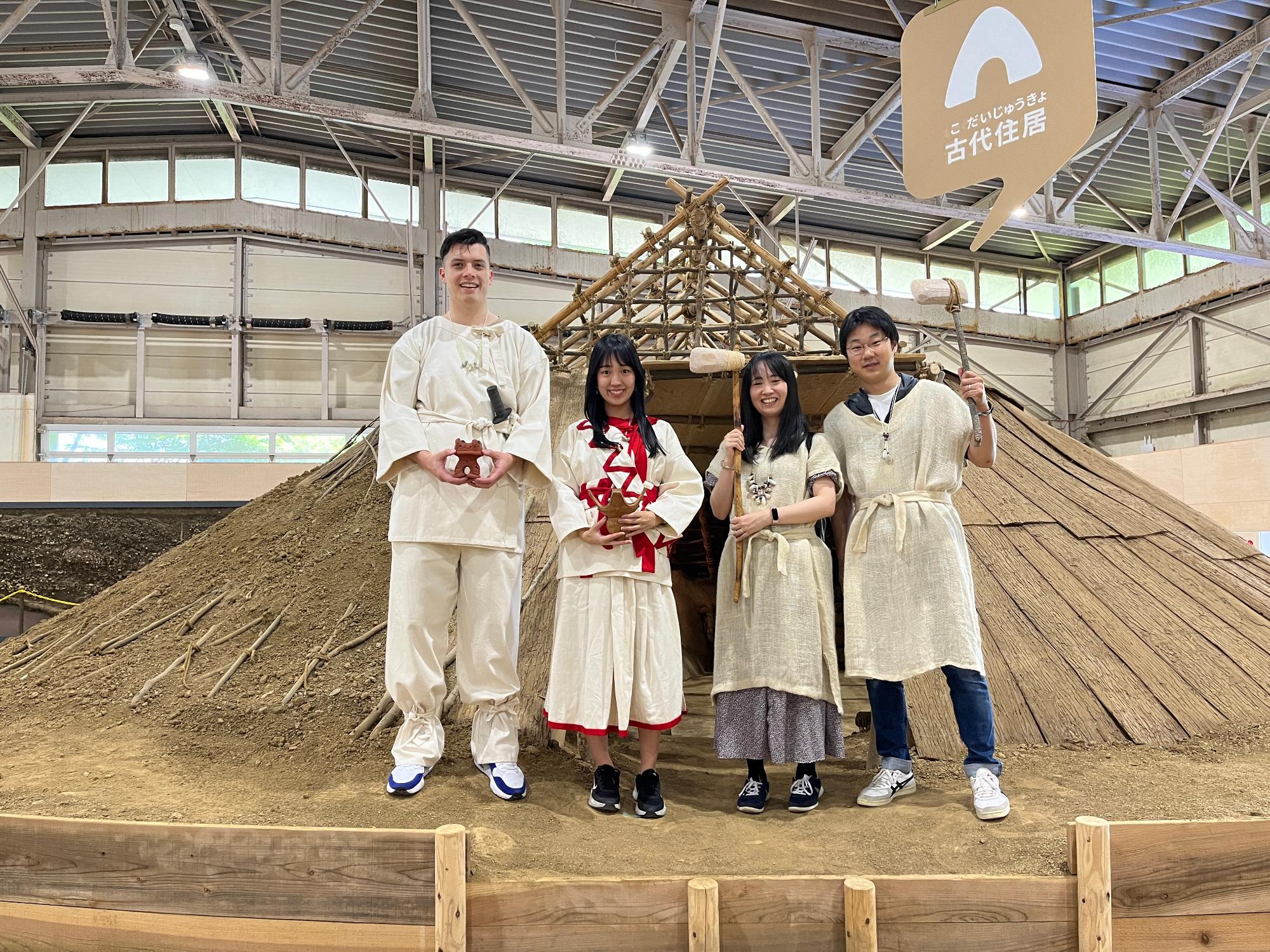 古代衣装体験の写真