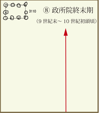 上総国分僧寺講師院終末期建物の図