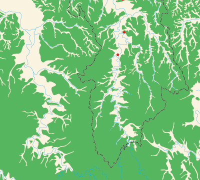 古墳時代に存在した遺跡の場所を赤い点で示した地図2