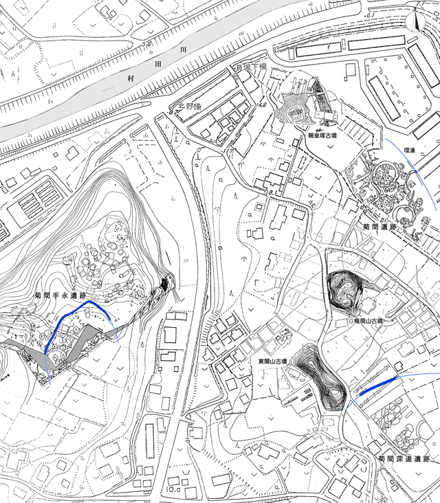 菊丸環濠の地図
